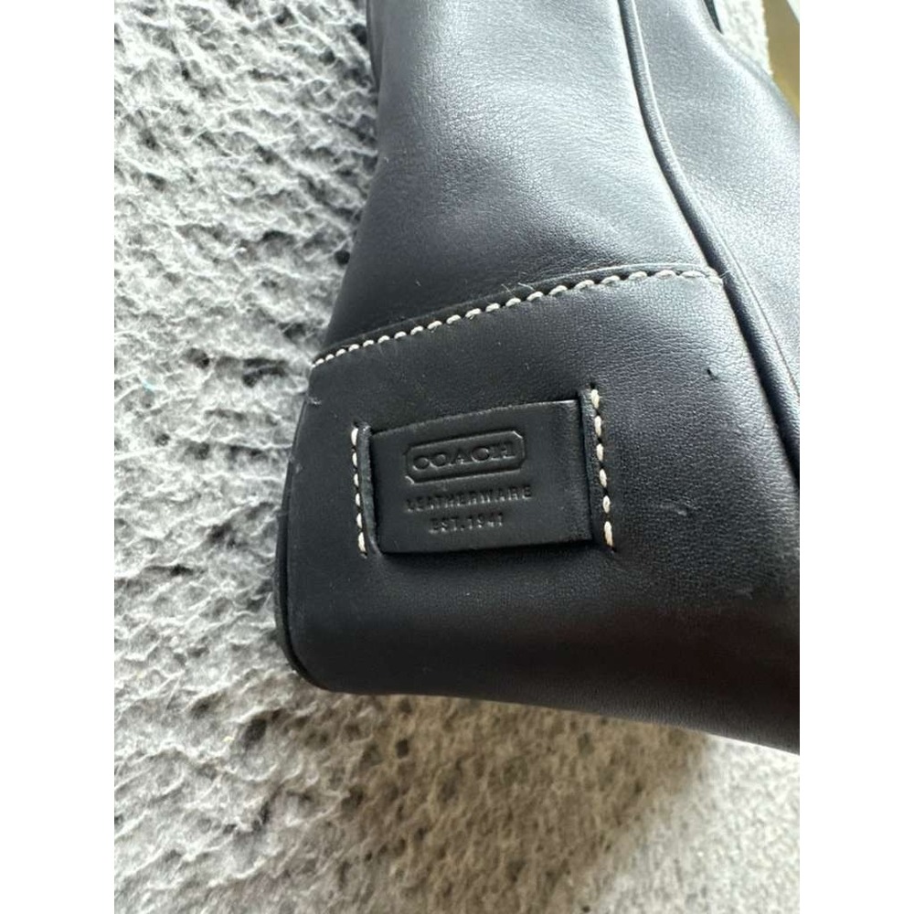 Vintage Coach Women s Hamptons Cowhide Leather Hobo Bag Black H0S-7783 - Picture 6 of 13
